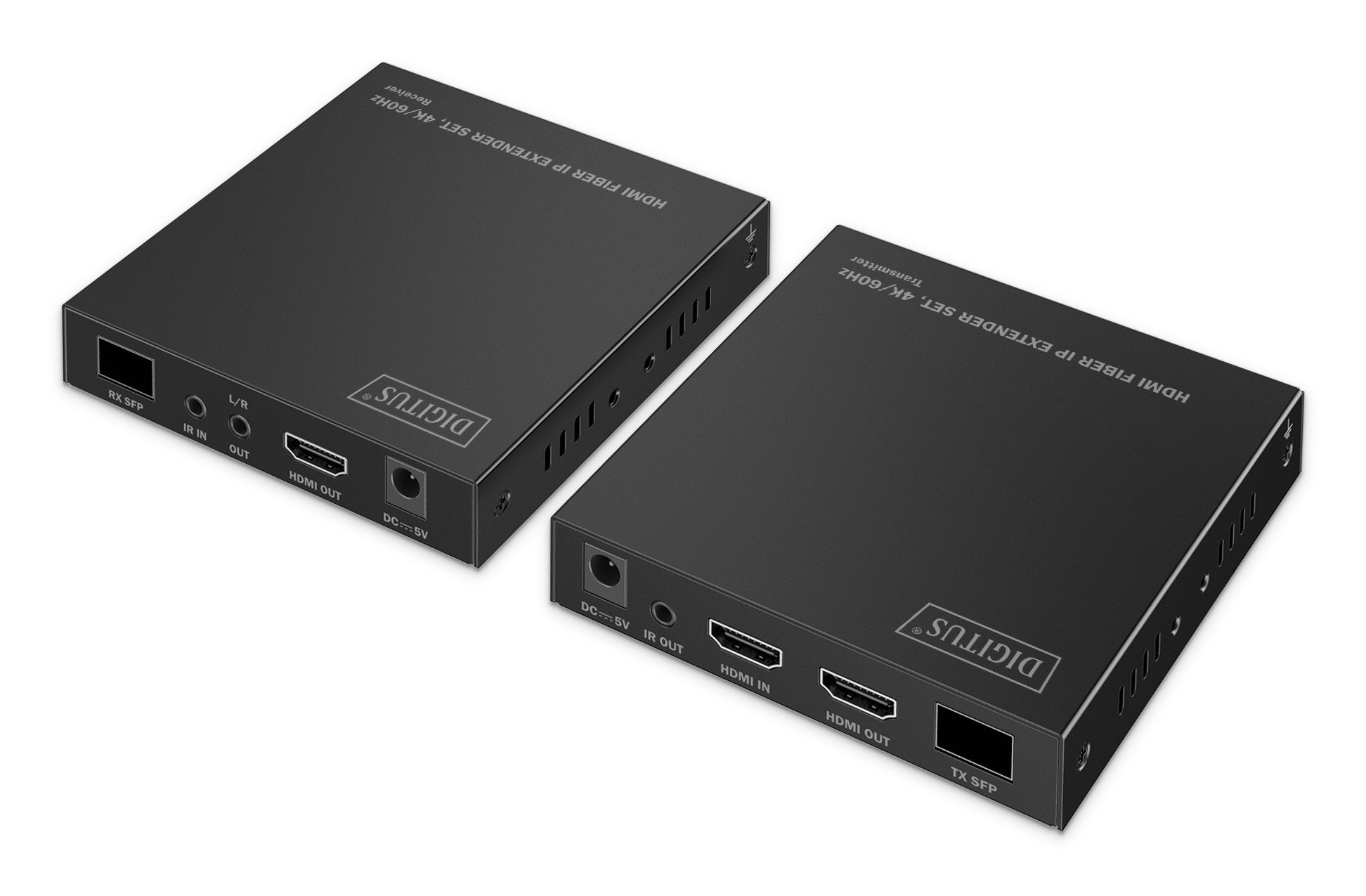 EAN 4016032501886 - Digitus DS-55350 extensor audio/video Transmisor y receptor Negro imagen 2