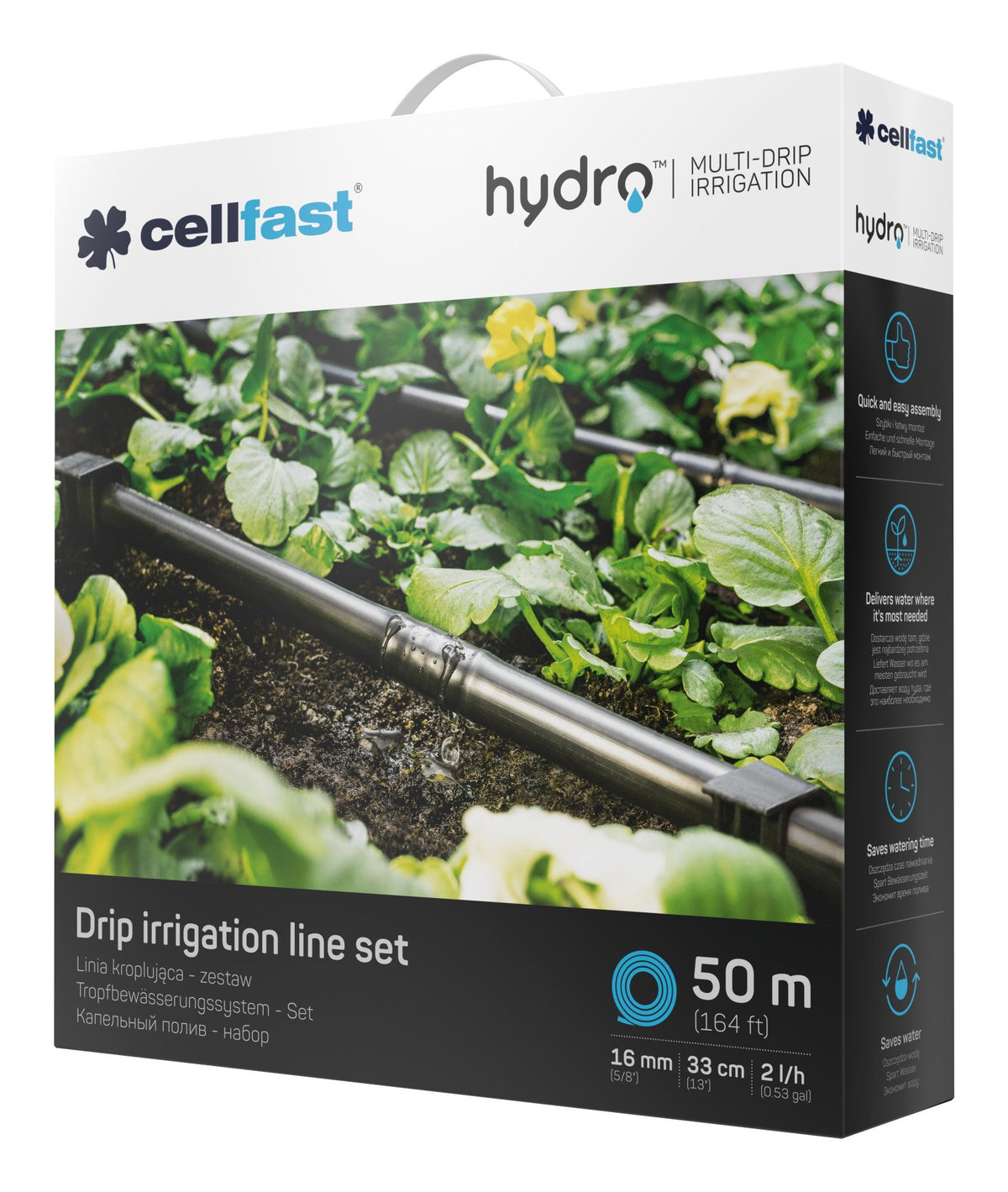 EAN 5907512605653 - CELLFAST HYDRO manguera de jardín 50 m Negro imagen 3