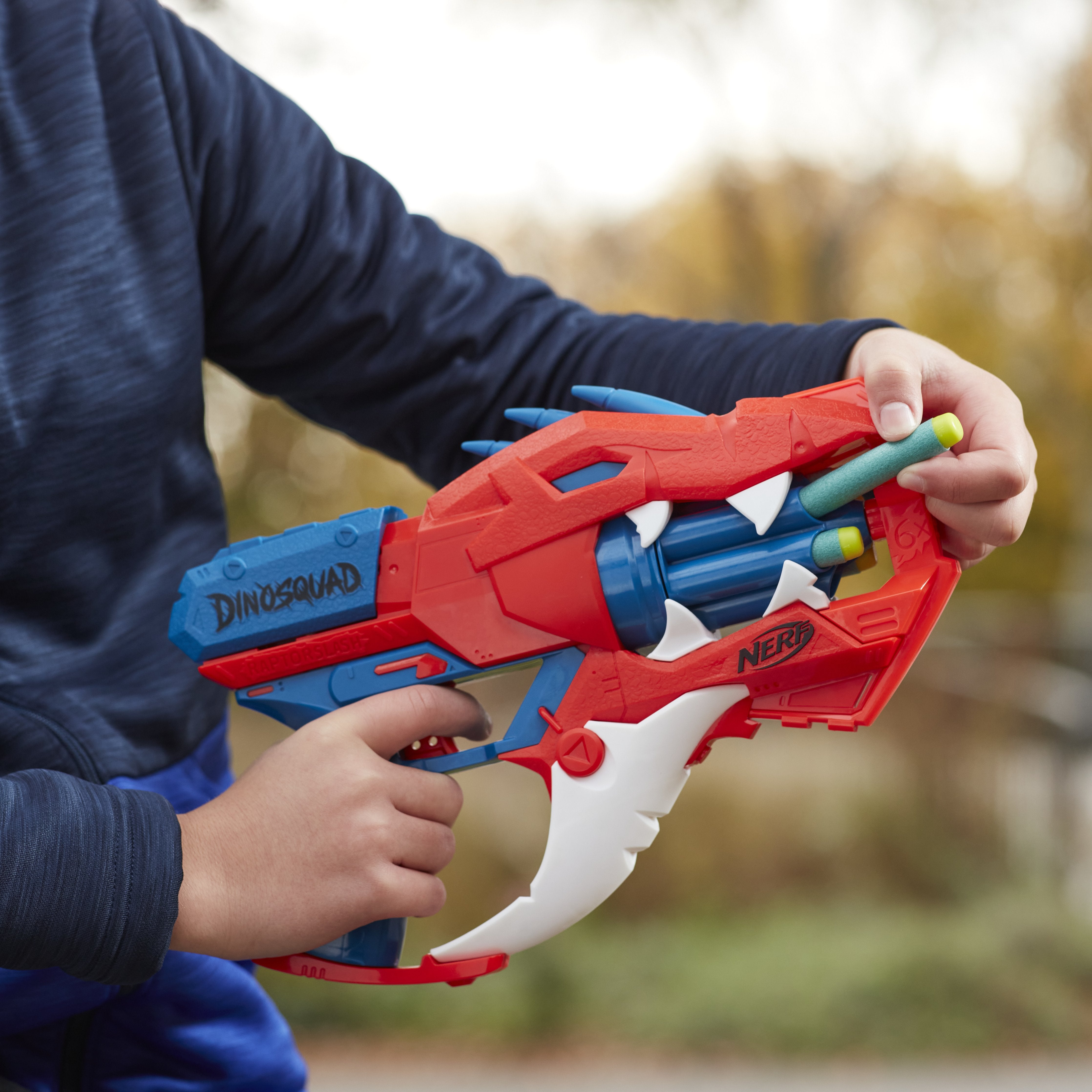 Nerf Dinosquad Raptor Slash Blaster 6 Dardos