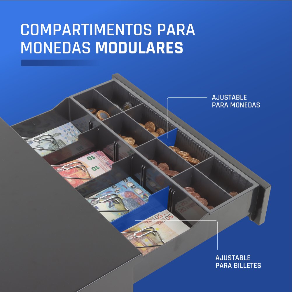EAN 8435364319307 - iggual IRON-20 Cajón de efectivo automático y manual imagen 10