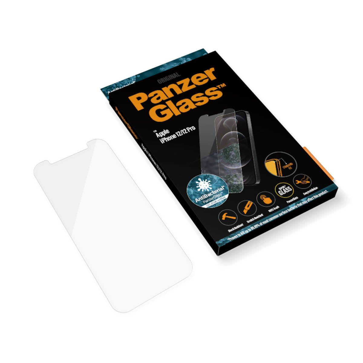 Panzerglass Protector De Pantalla De Cristal Blindado, Iphone 12 | 12 Pro