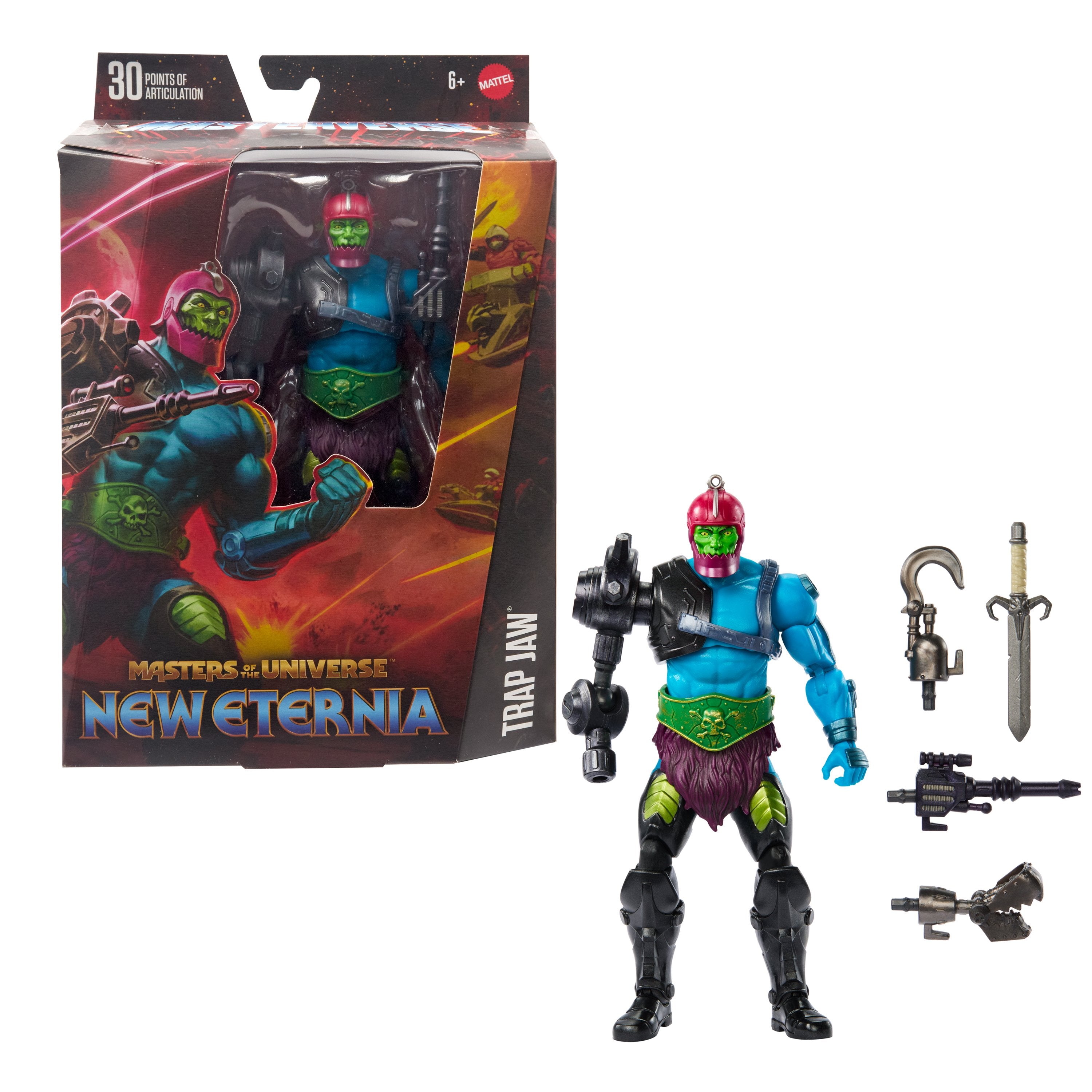 Mattel Masters Of The Universe Masterverse Trap Jaw, Figura Hyc47