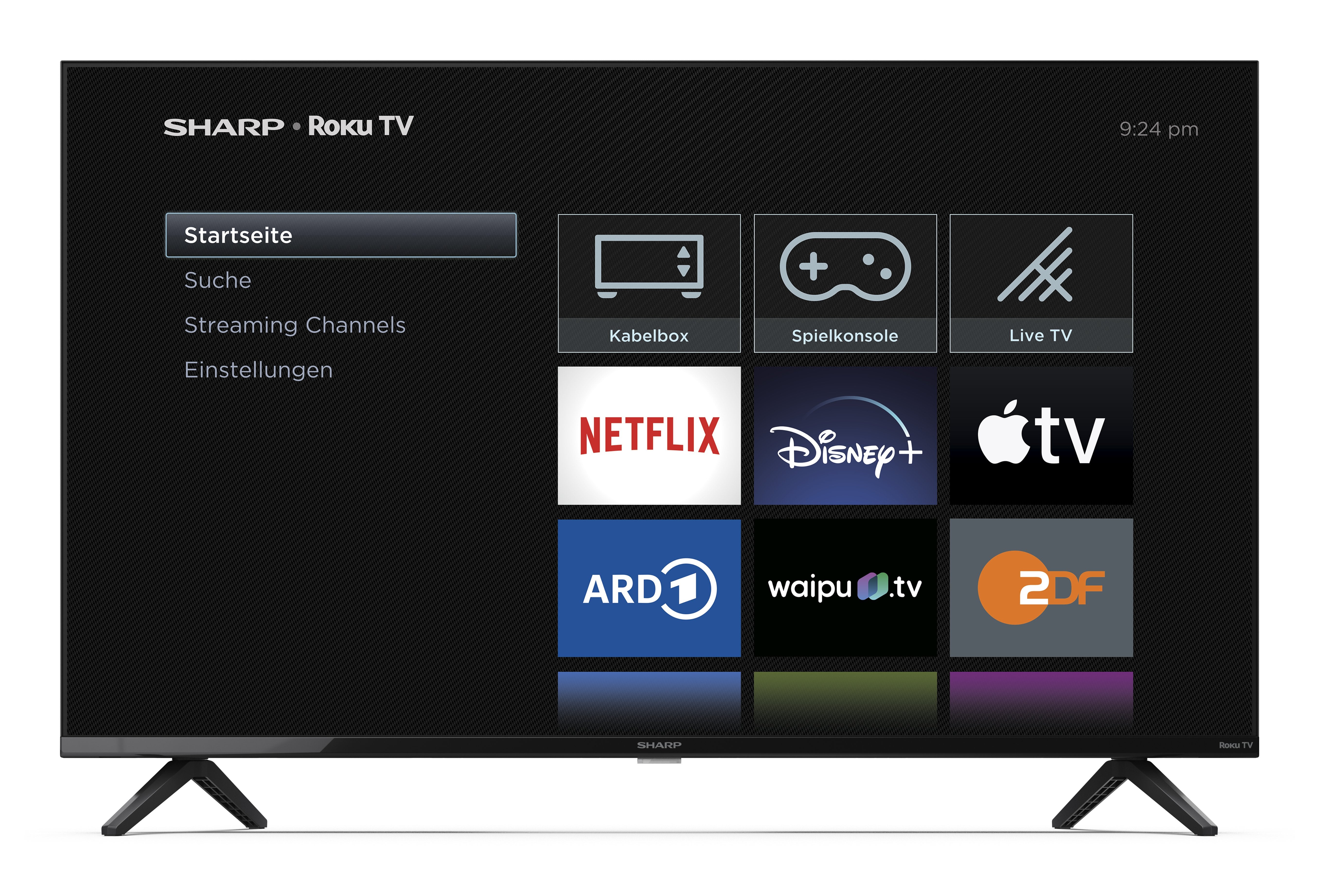 Televisor Sharp 43gd2225e 43" Full Hd Smart Tv Wifi Negro  2t-C43gd2225e