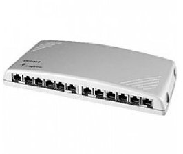 Telegärtner Mini-Patchpanel Mpd12-Hs K Cat.6a,