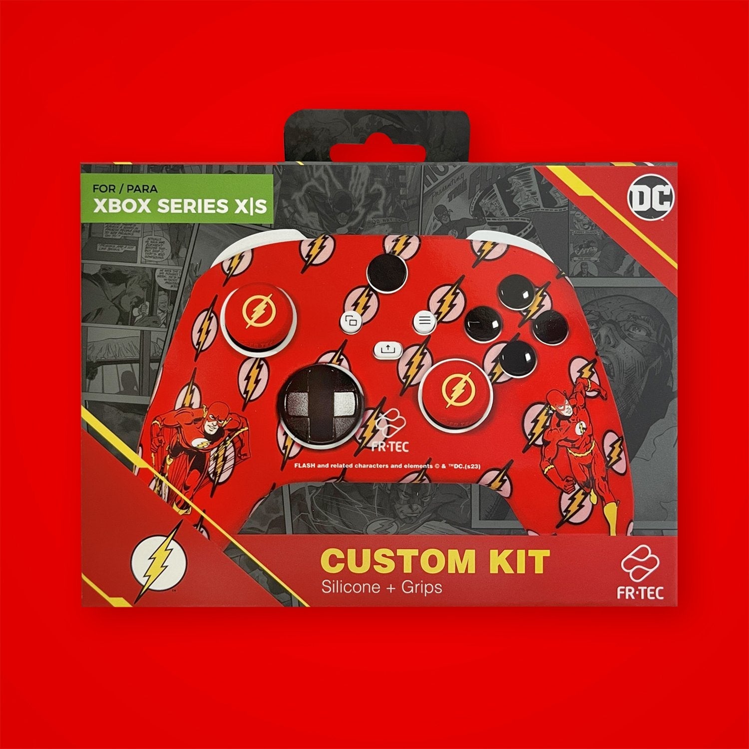 Xbox Dc Customkit Flash Fr-Tec Wrls Silicona/Grips Xbox Series