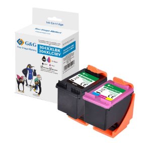 G&G Xxl-Patronen 2er Set Compatible Con Hp 304xl Bk + Color