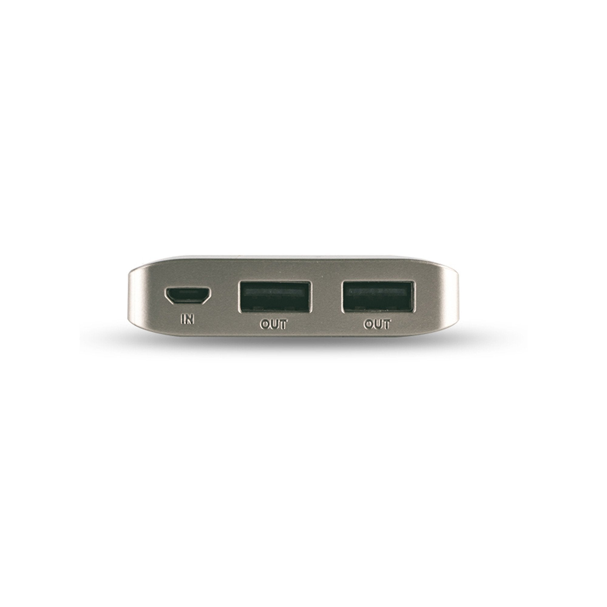 Powerbank Realpower Pb-8000 Fashion Champagner (Lederoptik)