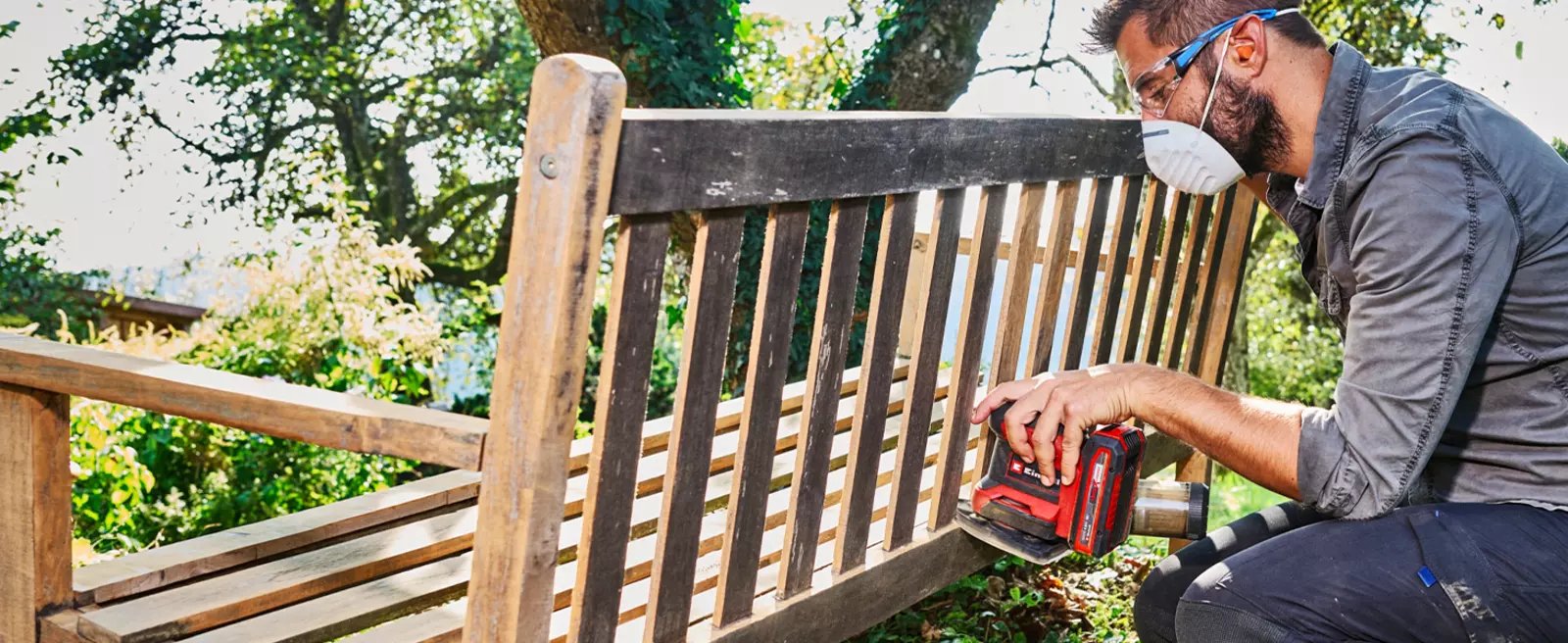 Lijadora Einhell Orbital Te-Os 18/113 3x Li-Solo, 4460730 Rojo/Negro