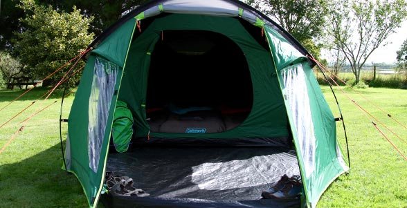 EAN 3138522100872 - Coleman Chimney Rock 3 Plus Verde, Gris Tienda tipo túnel imagen 6