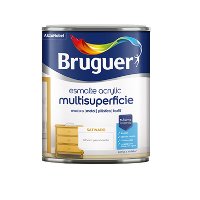 Esmalte Acrylico Multisuperficie Satinado Blanco Algodon 0,750l 5057441 Bruguer