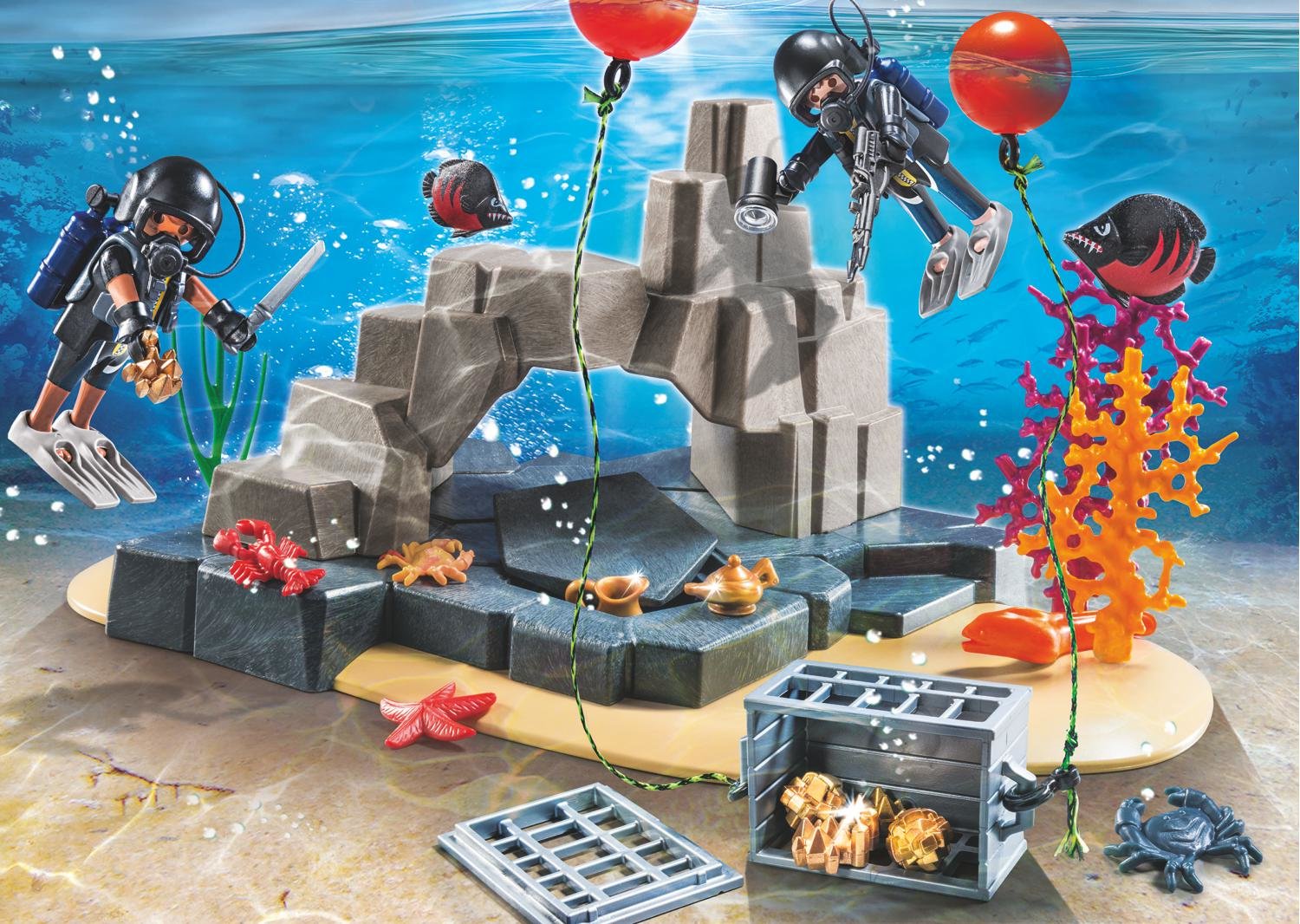Playmobil Fuerzas Especiales Superset Unidad De Buceo