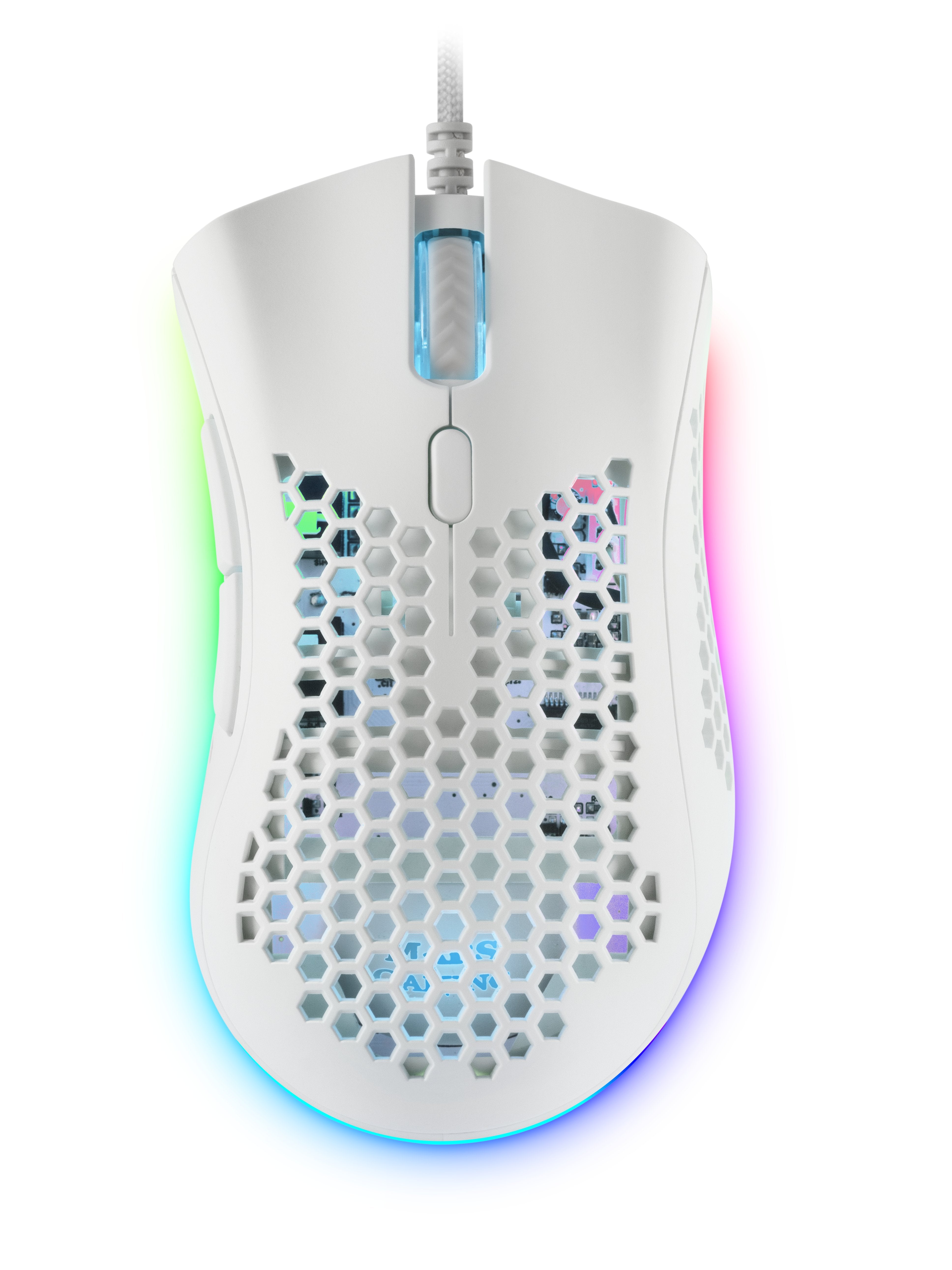 Raton Optico Mmex Rgb White Mars Gaming 32000dpi/Rgb Chroma/7 Botones/Software