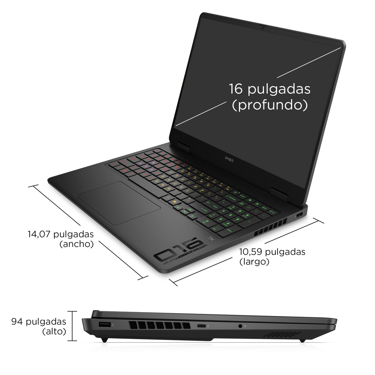 EAN 0199251388538 - HP OMEN Gaming 16-am0030ns Intel Core Ultra 7 255H Portátil 40,6 cm (16") 2K 32 GB DDR5-SDRAM 1 TB SSD NV imagen 7