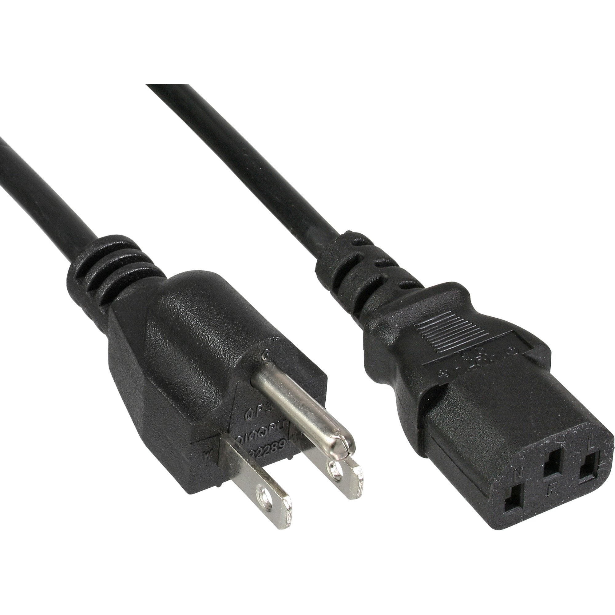 40 Piezas Paquete Bulk-Pack Inline Power Cable Power Plug Ee. Uu. A Conector Iec C13 De 3 Pines 18 Awg 1,8 M