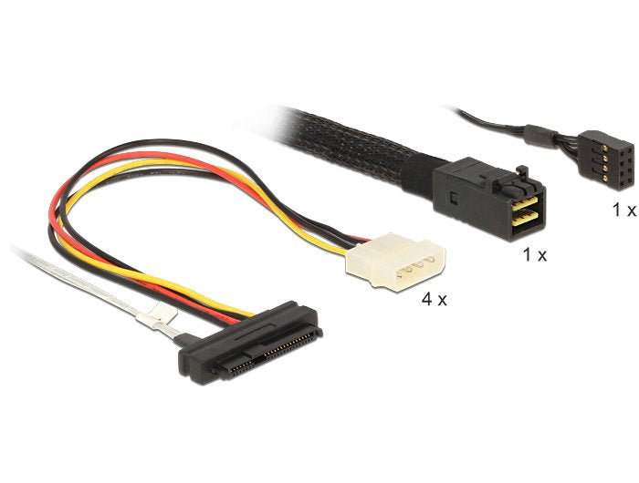EAN 4043619833917 - DeLOCK 83391 cable Serial Attached SCSI (SAS) 1 m Multicolor imagen 2