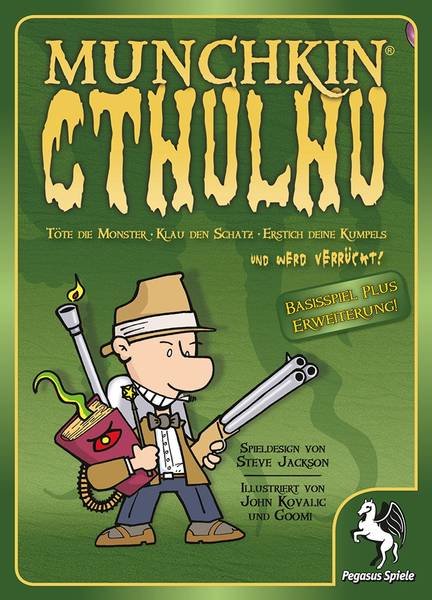 Pegasus Munchkin Cthulhu 1+2, Juego Base De Cartas Que Incluye 1 Expansión 17189g