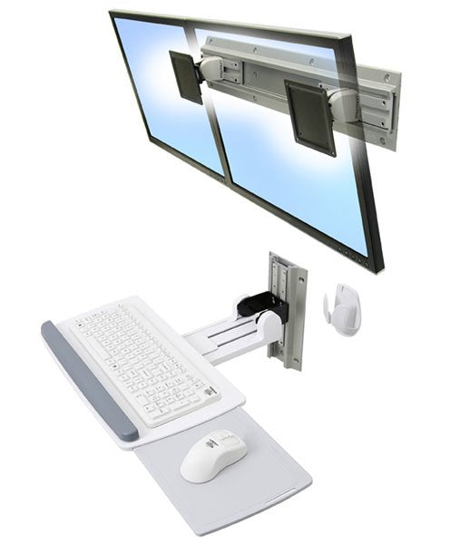 Ergotron Neoflex Keyboard Wallmount Weiss