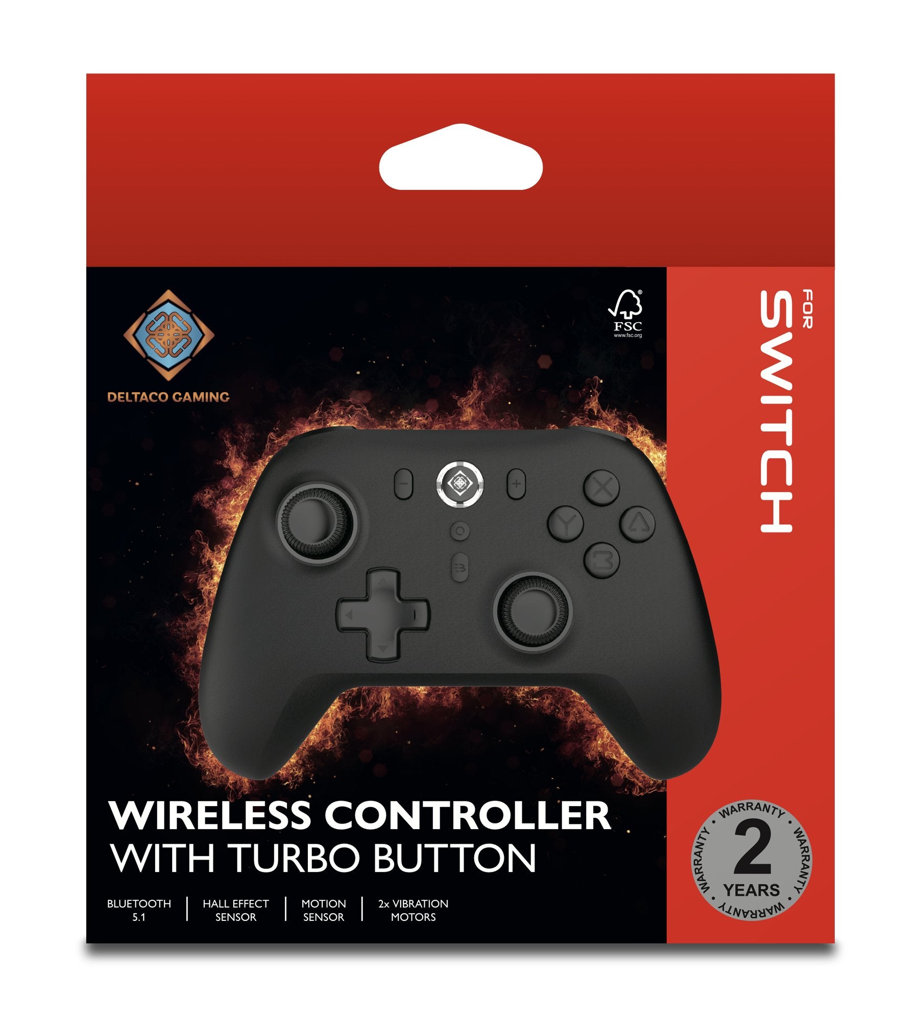 EAN 7333048066886 - Deltaco Gaming GAM-179 mando y volante Negro Bluetooth Palanca de mando Nintendo Switch imagen 7