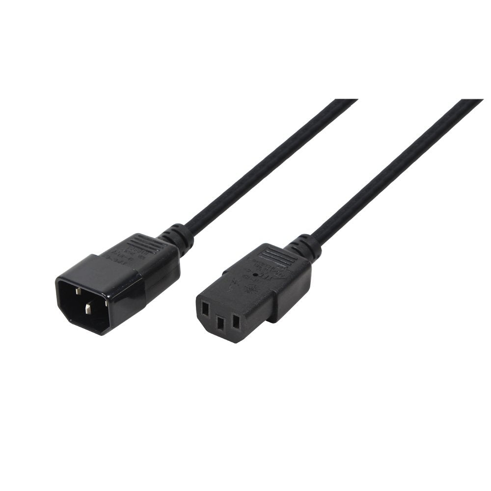 Logilink Cable Alimentacion C13 A C14 (Alargo) Iec 1.80m Negro Cp091