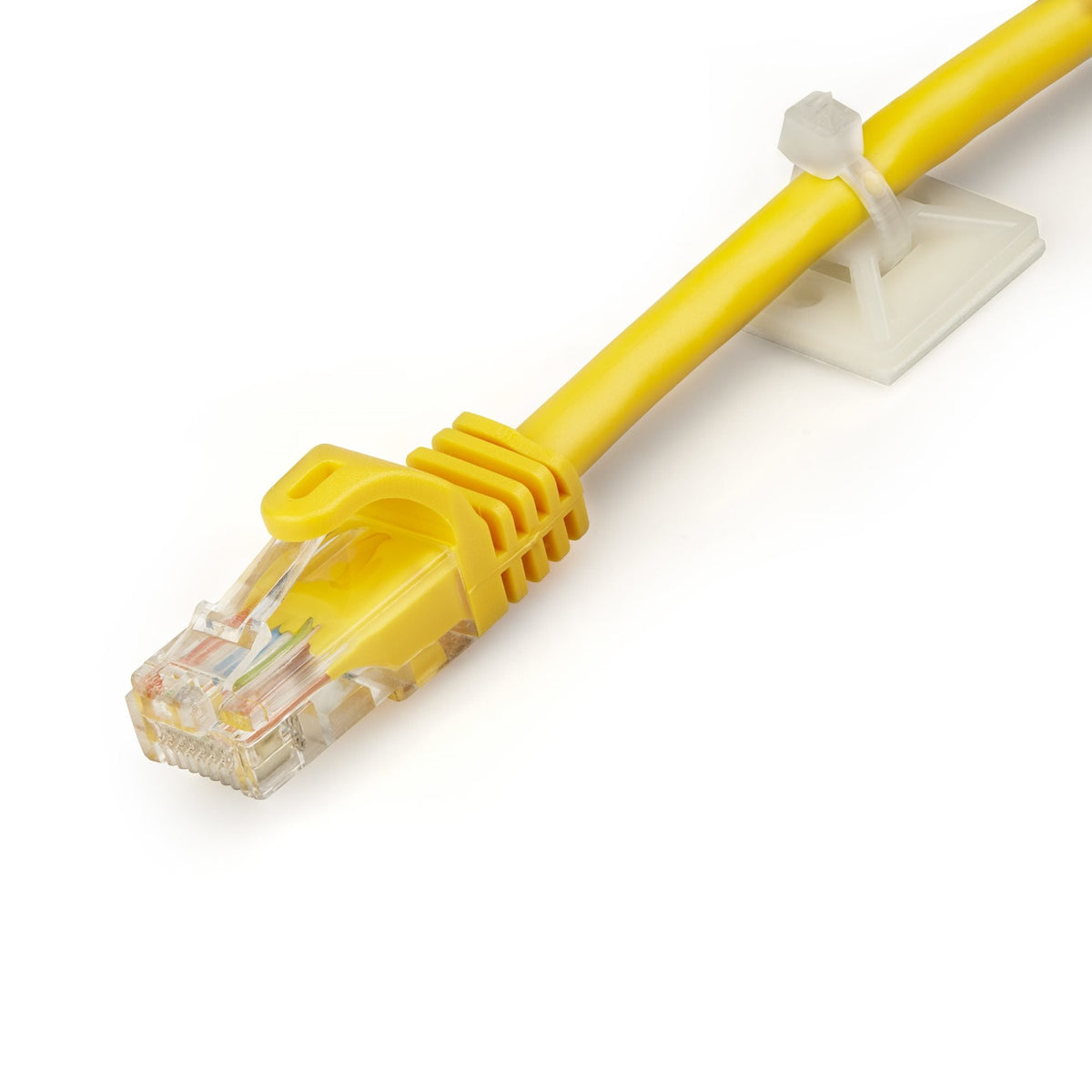 Startech.Com 100 Unidades Selbstklebende Kabelbinderhalterungen - Mittel - Kabelbinderhalterung - Blanco - Conforme Taa (Paquete Con 100)