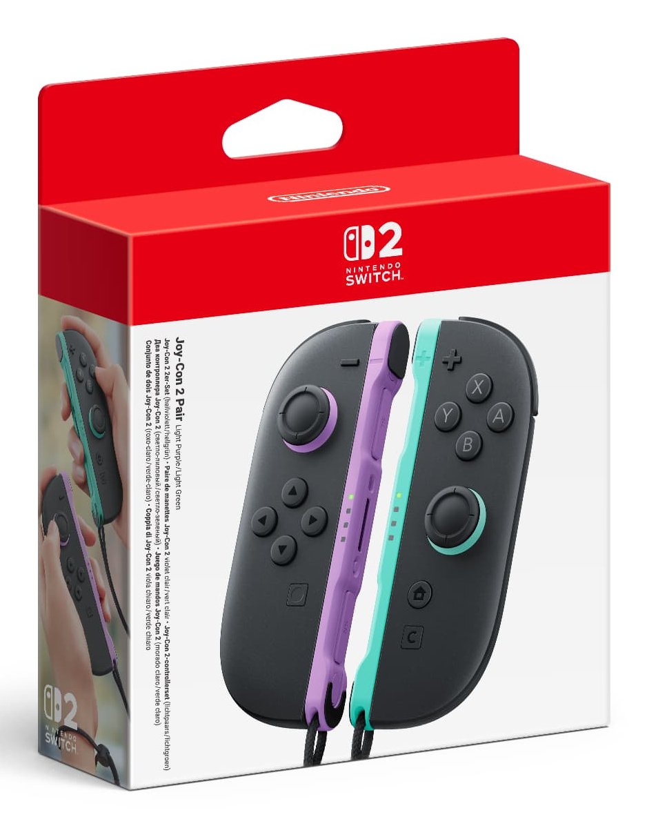 EAN 0045496321833 - Nintendo Joy-Con 2 Negro, Verde claro, Púrpura Bluetooth Gamepad Analógico/Digital Nintendo Switch 2 imagen 2