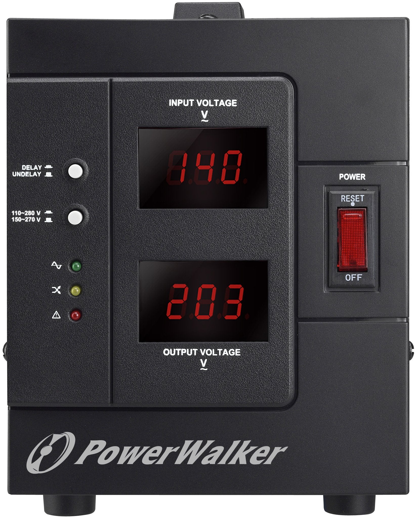 EAN 4260074976809 - PowerWalker AVR 2000/SIV regulador de voltaje 2 salidas AC 230 V Negro imagen 4
