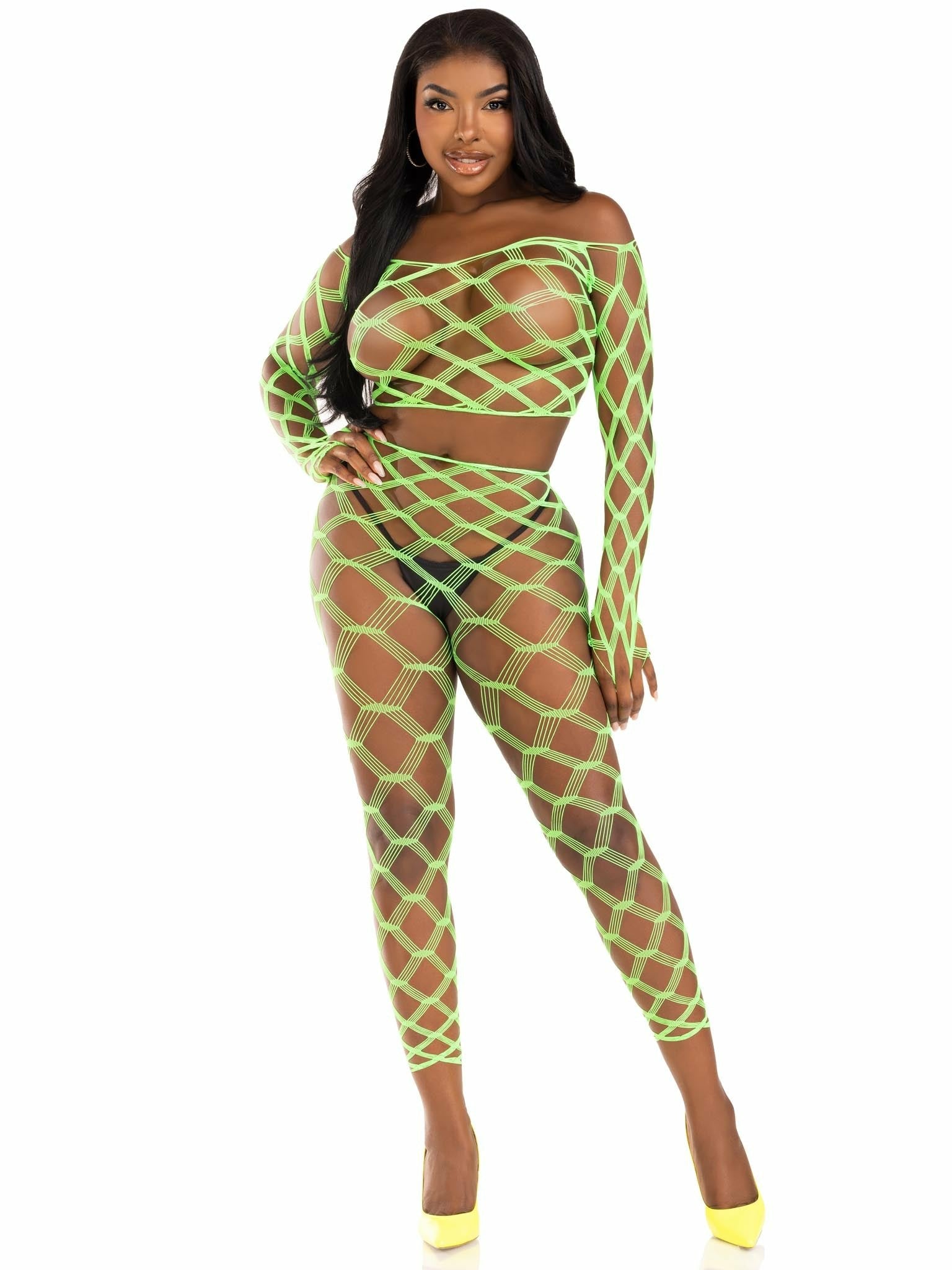 Leg Avenue - Top & Leggins Hardcore Verde