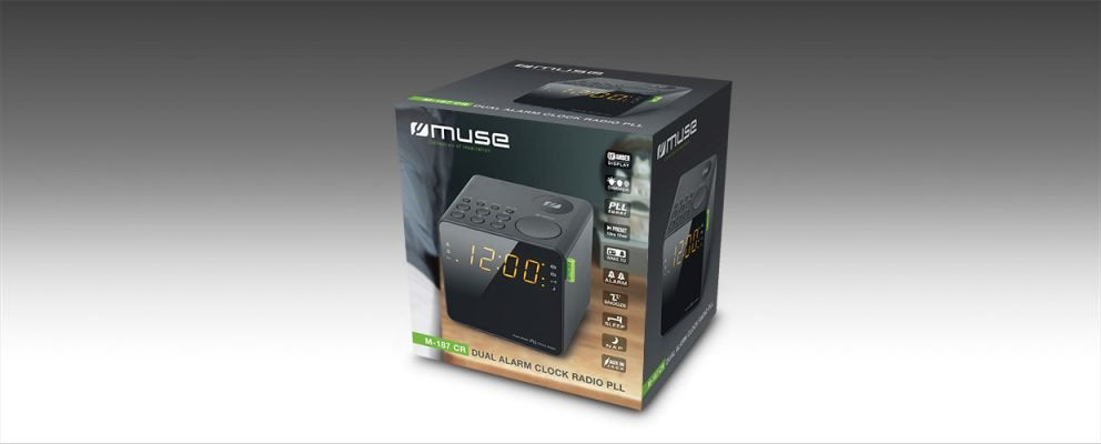 Muse Radio Despertador  Portatil M-187 Cr