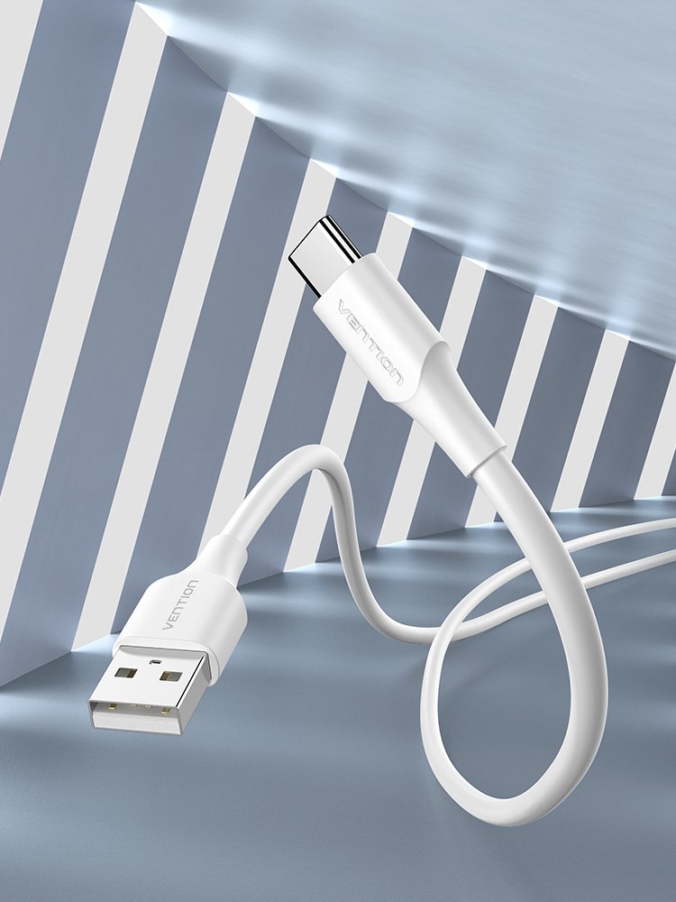 Cable Usb 2.0 Tipo-C Vention Cthwg Usb Tipo-C Macho Usb Macho 1.5m Blanco