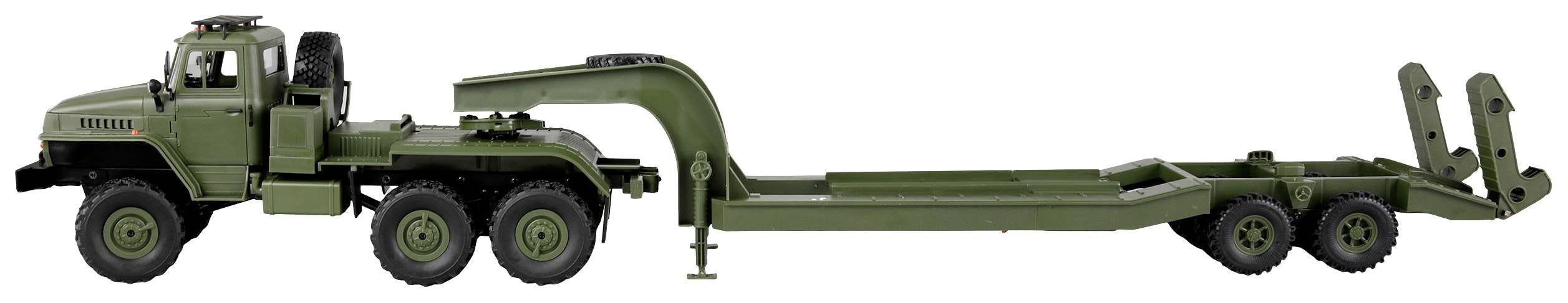 Amewi Ural B36 Militär Lkw 6wd Con Tieflader 1:16 Rtr Verde