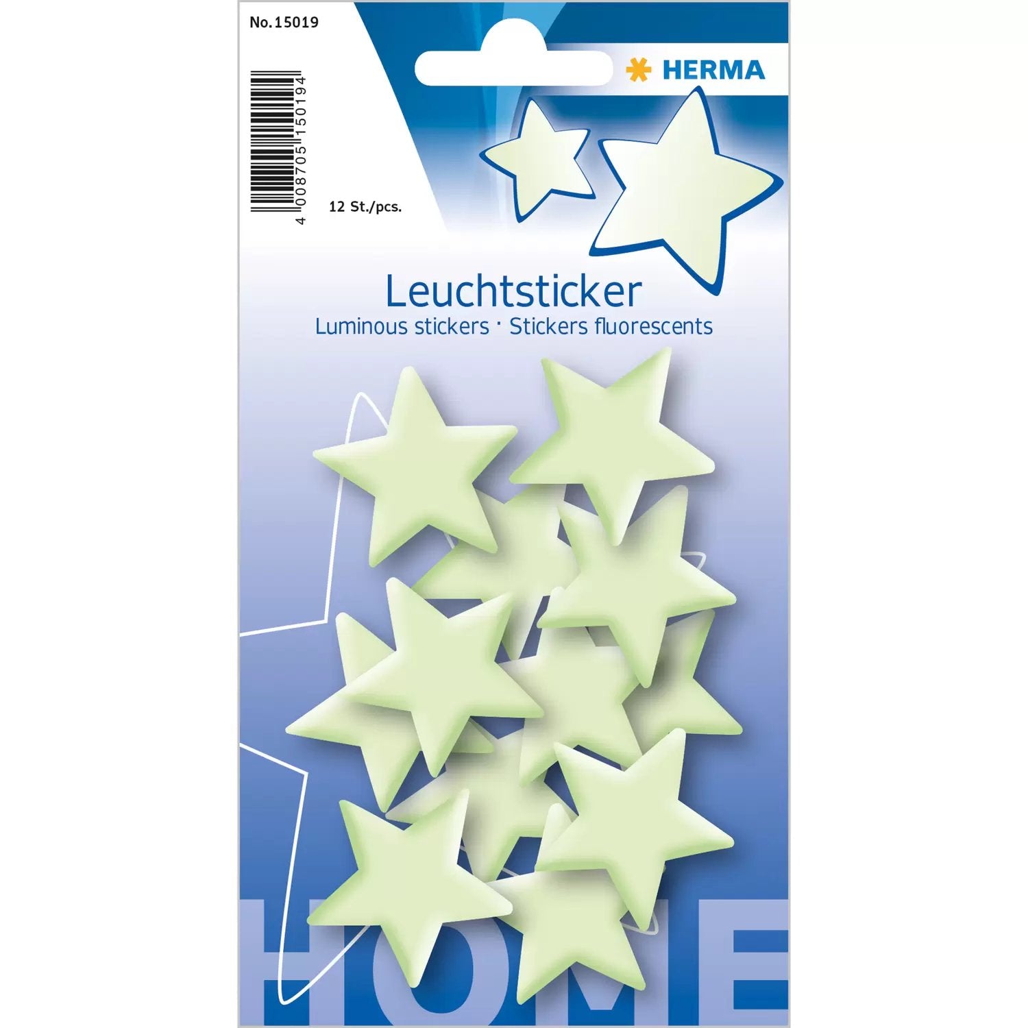 EAN 4008705005654 - HERMA 15019 etiqueta decorativa engomada Plástico 12 pieza(s) imagen 1