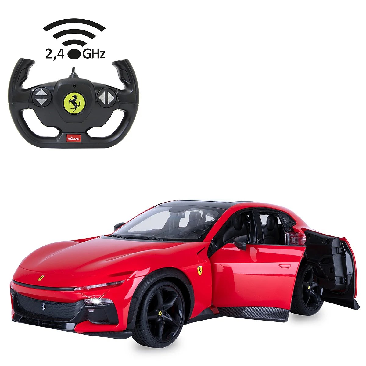 Jamara Ferrari Purosangue 1:14 Rojo2,4ghz Tür Manuell