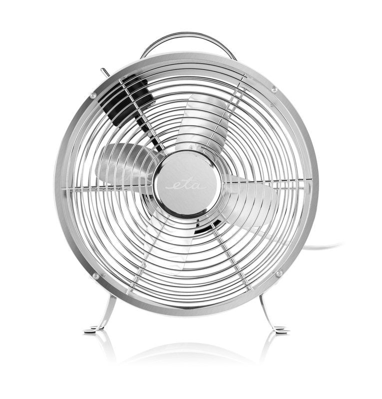 Ventilador De Sobremesa Eta 0608 90000 Blanco, Metal, 49 Db