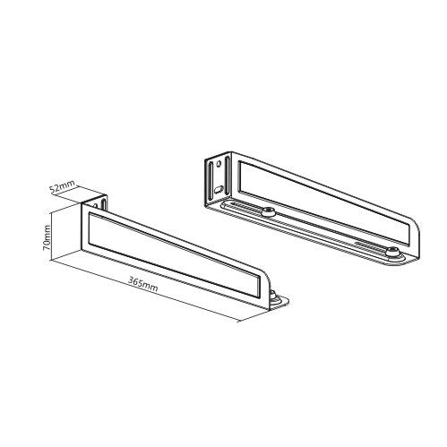 EAN 8716309126236 - Gembird WM-U35-01-W soporte y escuadra imagen 5