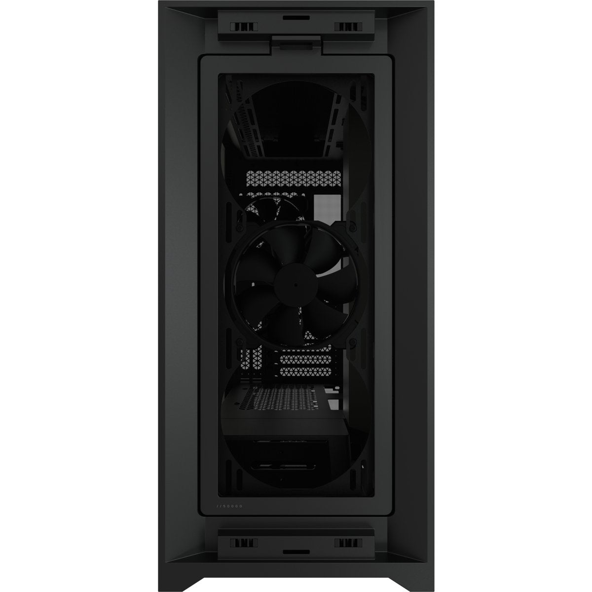Caja Corsair Icue 5000d Rgb Airflow Cristal Templado Negra Cc-9011242-Ww