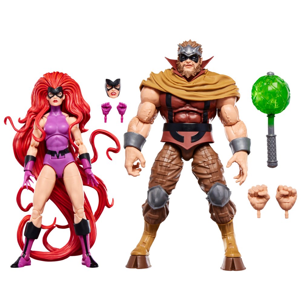 Figuras Blister 2 Medusa & Gorgon Inhumanos Marvel Legends Series 15cm