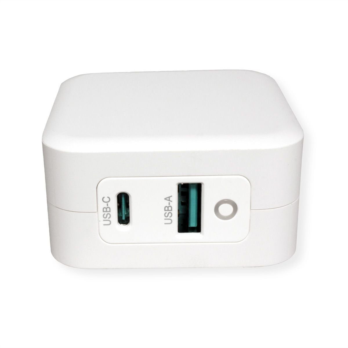 Usb Charger Con Euro-Conector Macho 2 Port (Tipo A Qc3.0 Tipo C Pd) 65w