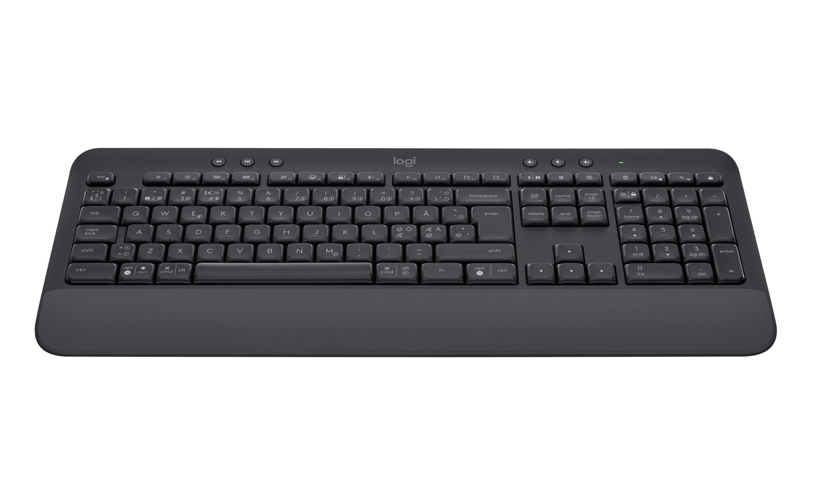 Teclado Nórdico Logitech Signature K650 Bluetooth Qwerty Danés, Finlandés, , Sueco Grafito