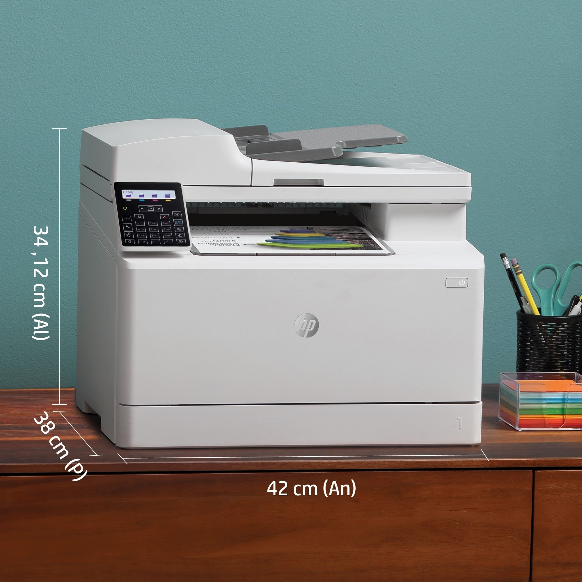 Multifunción Láser Color Hp Láserjet Pro M183fw Wifi Fax Blanca