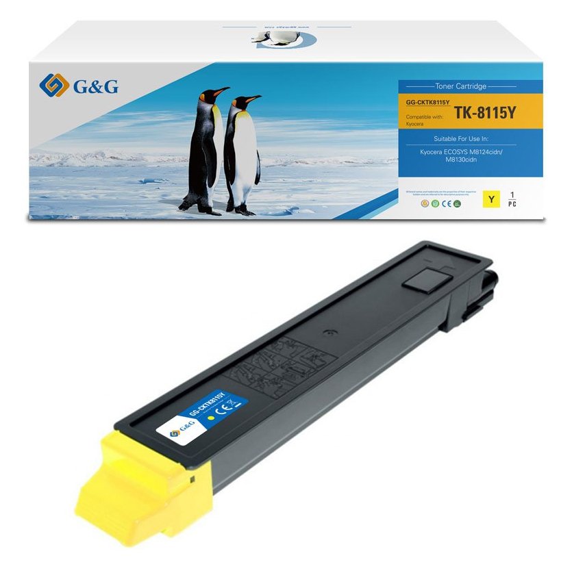 G&G Toner Compatible Con Kyocera Tk-8115y 1t02p3anl0