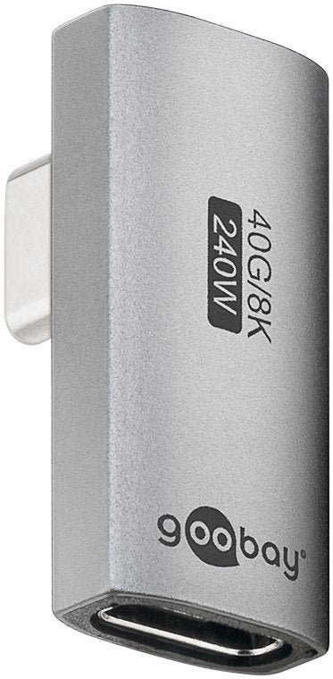 Goobay 74443 Usb-C Adapter Vertical 90° Rotated, Usb4