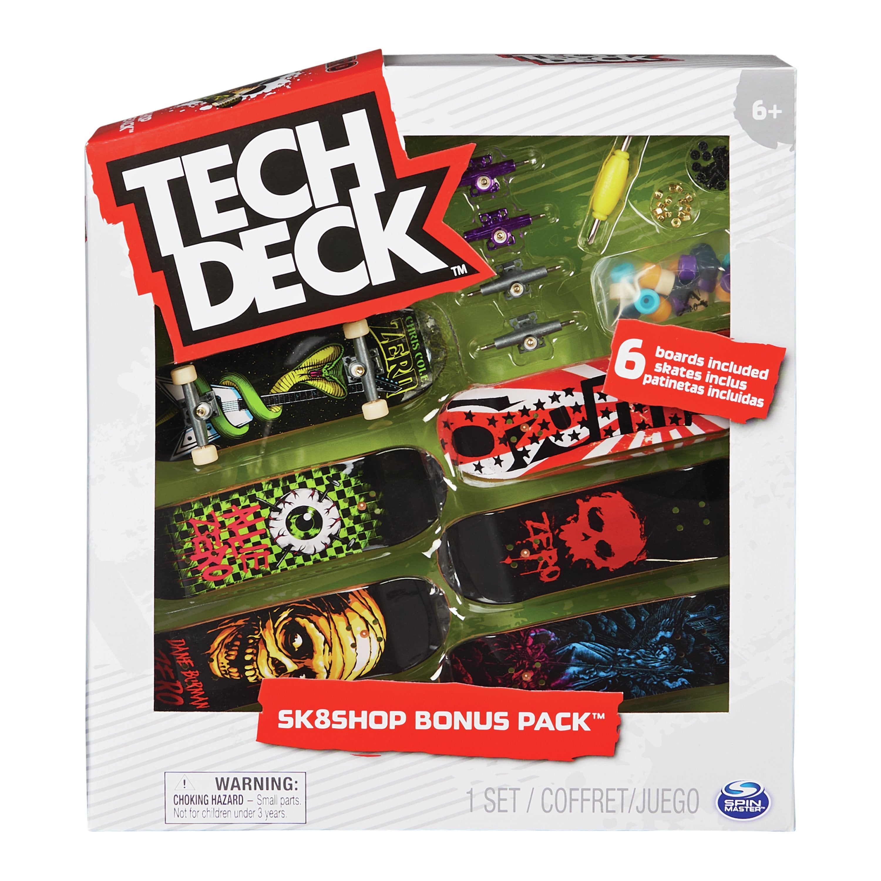Tech Deck - Skate Shop Bonus - Paquete De Modelo Aleatorio - Ref. 6028845