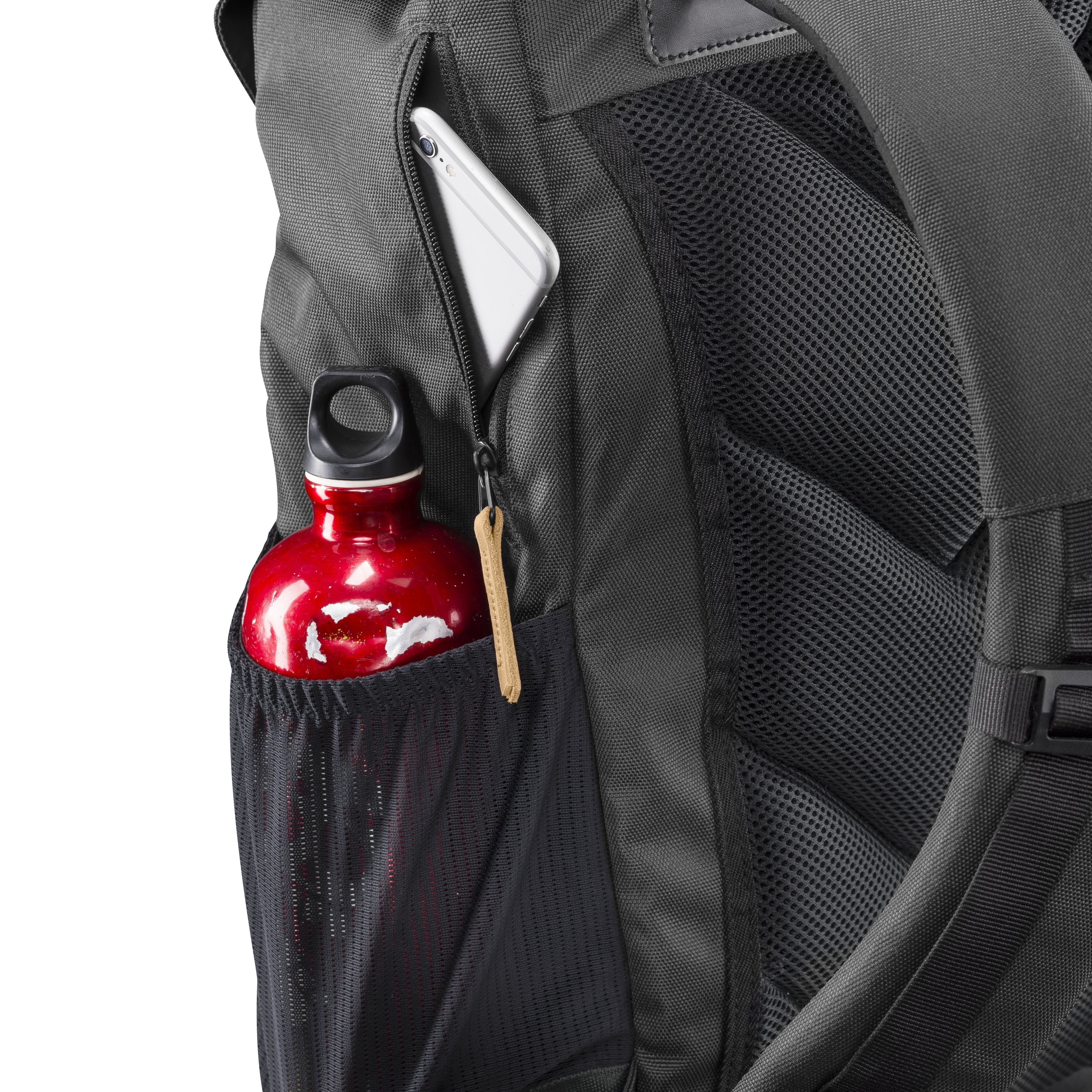 Mantona 21343 Funda Tipo Mochila Negro, Verde