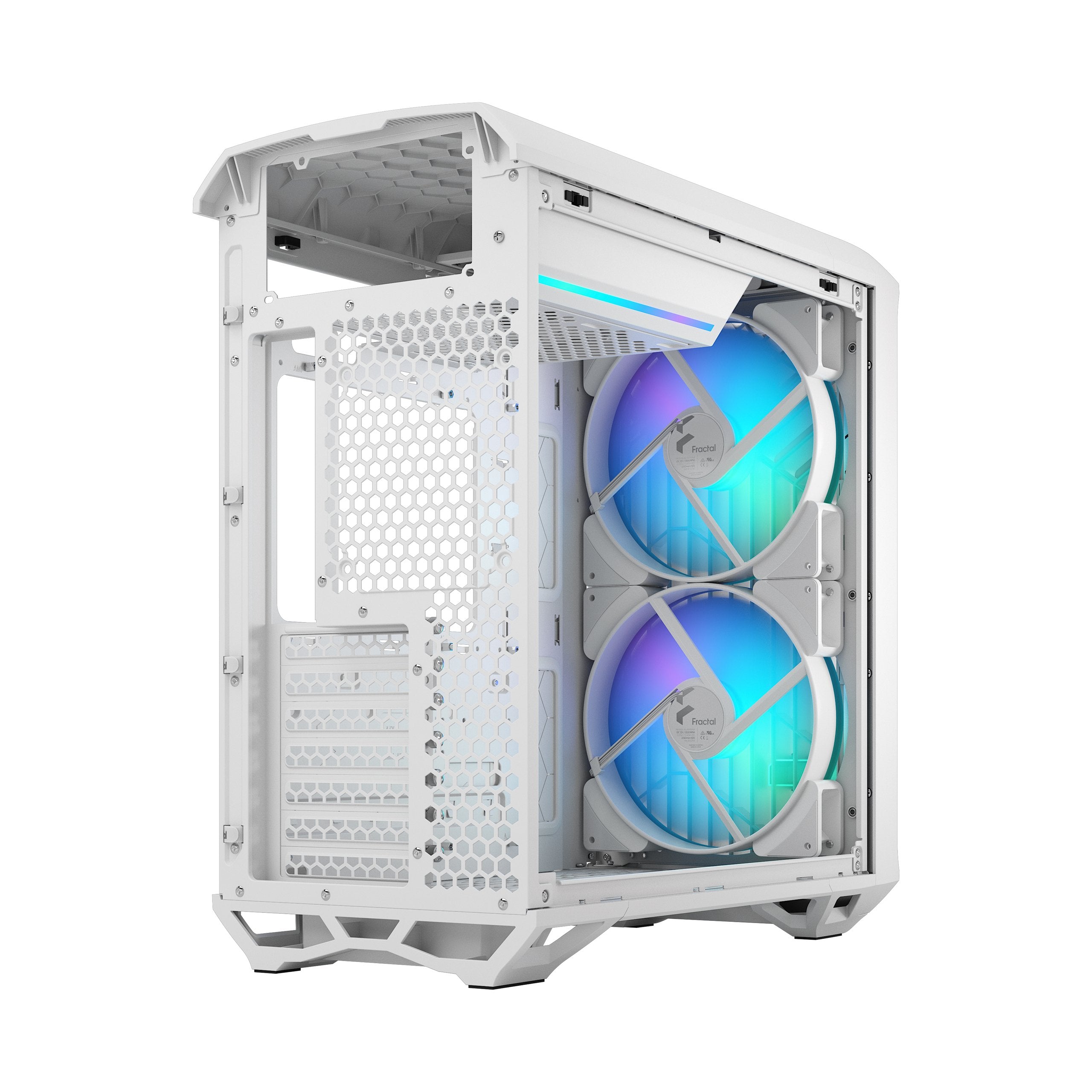 Caja Pc Fractal Design Compact Rgb White Tg Clear, Tower-Gehäuse Fd-C-Tor1c-05