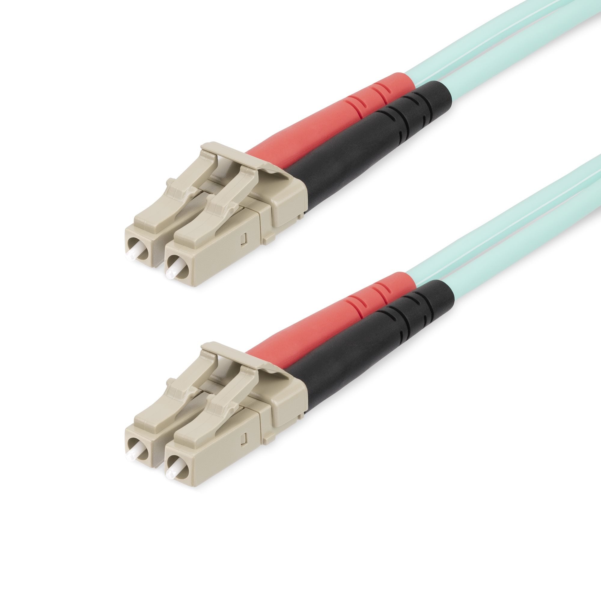 Startech.Com 450fblclc25 Cable De Fibra Optica 25 M Lc Om4 Color Aguamarina