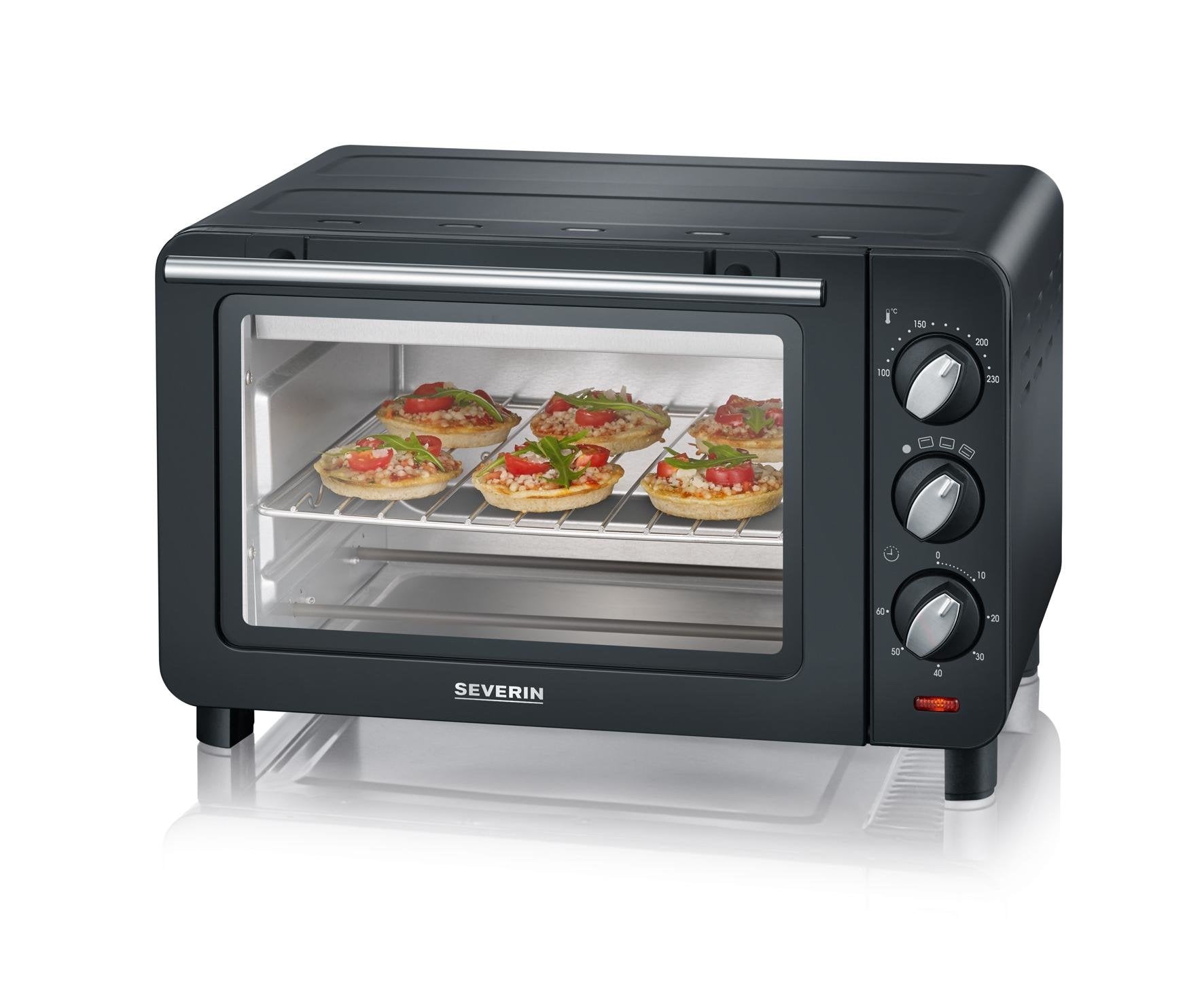 Severin To 2042 Horno Tostador 14 L 1200 W Negro