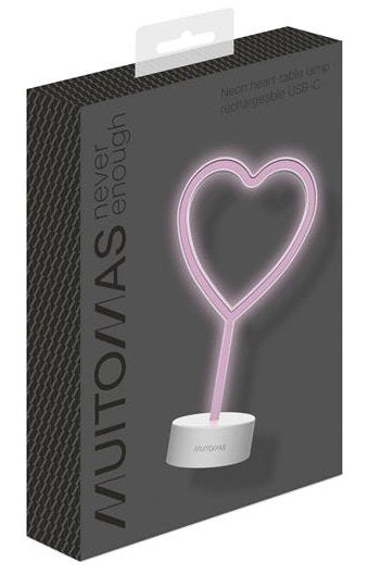 =>> Neon Table Lamp Type-C Heart