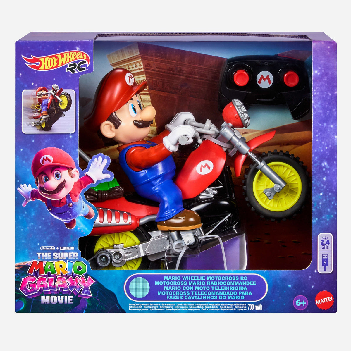 Moto Teledirigida Super Mario Galaxy Movie Super Mario Bros Hot Wheels