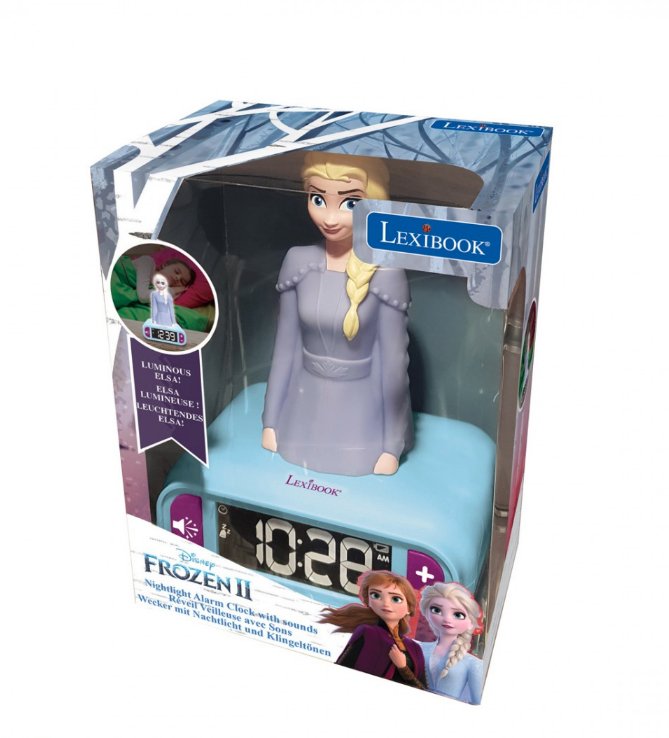 Lexibook Kraina Lodu Elsa Budzik 3d Z Lampka