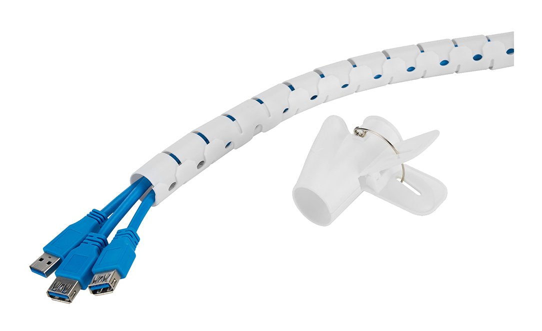 EAN 8721246340218 - Neomounts ADS06-142WH organizador de cables Escritorio Pasacables Blanco 1 pieza(s) imagen 1